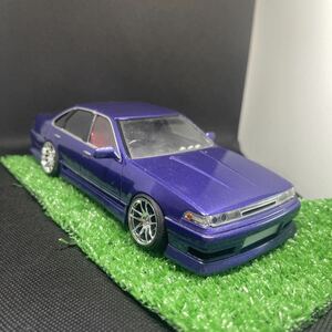 アオシマ 1/24 ワンダー A31 セフィーロ 完成品 日産 WONDER ワーク エモーション 極 引っ張りタイヤ ジャンク コレクション等に