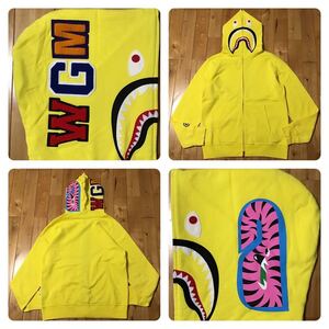 2010年 ネオン シャーク パーカー Lサイズ NEON shark full zip hoodie a bathing ape BAPE エイプ ベイプ アベイシングエイプ NIGO yi48