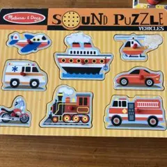 Melissa & Doug Sound Puzzle Vehicles