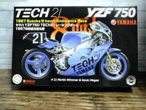 1/12　フジミ　ヤマハ　YZF750　’87　TECH21　レーシングチーム　1987年鈴鹿8耐仕様　未組立品