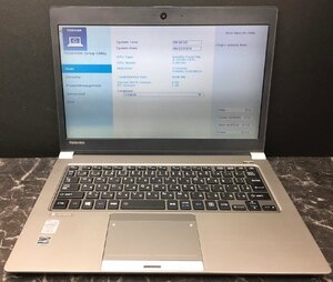 １円～■ジャンク 東芝 Dynabook R634/M / Core i5 4310U 2.00GHz / メモリ 4GB / SSD 128GB / 13.3型 / OS無し / BIOS起動可