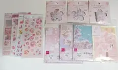 桜 さくら ステッカー シール デザインシール フレークシール カード