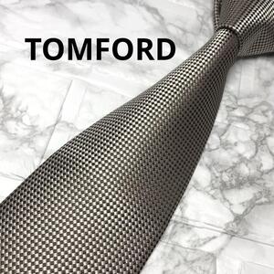 TOMFORD トムフォード　ネクタイ　ソリッドタイ　シャンパンゴールド　ブロンズ　ビジネス　スーツ　シャツ　カフス