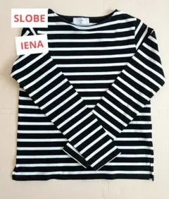 SLOBE IENA 黒白ボーダーカットソー