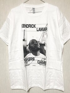 Kemdrick Lamar ケンドリック・ラマー Tシャツ hiphop XL ウエストコースト カリフォルニア コンプトン 洋楽 ヒップホップ 半袖 ホワイト