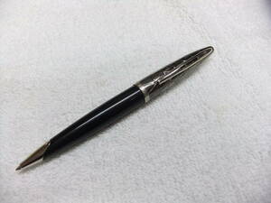 ウォーターマン WATERMAN ボールペン FRANCE フランス ブラック シルバー 送料185円