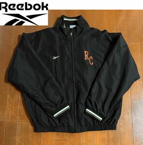 ★Reebok リーボック★裏地がついて暖かい！ブラックカラーメンズジャンパー/L