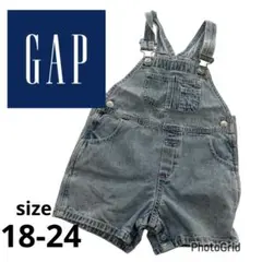 【 GAP 】ベビーギャップ WEGO デニム ロンパース オーバーオール