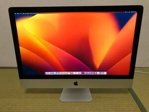 【美品 27インチ】Apple iMac (Retina 5K, 27-inch, 2017) A1419 Core i5 /3.4GHz RAM:48GB/SSD:500GB Ventura 【送料無料】　