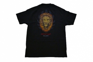 JB即決 POWELL PERALTA パウエル SALMAN AGAH LION サルマンアガー ライオン Tシャツ 黒 ブラック Lサイズ 新品 USA 90 PIZZANISTA