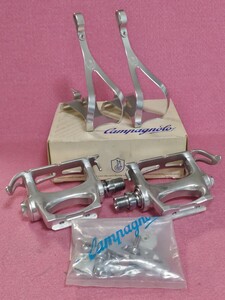 未使用品 NJS刻印 トークリップ付き Campagnolo Corsa Record TBS Pedal カンパニョーロ コルサレコード ペダル　カンパ Cレコ Cレコード