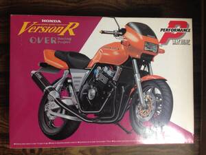 (◆[TOY] アオシマ 1/12 ホンダ CB400 スーパーフォア バージョンR OVER Racing Project パフォーマンスマシン No.8 未組立