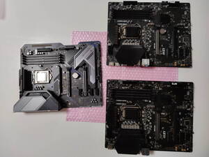 ASRock Z490 EXTREME 4 MSI Z590-S01 x2 LGA1200 + Core i7-10700F ジャンク