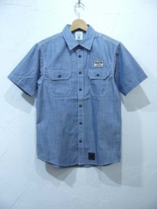 M&M T/C CHAMBRAY WORK SHIRT(22-MSH-003)/シャンブレー/Msize/新品未使用/20%OFF