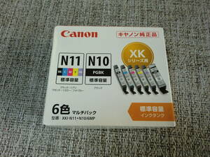 キャノン インク　純正品　Ｎ１０Ｎ１１　６色マルチパック　標準容量 取付期限：2024.06