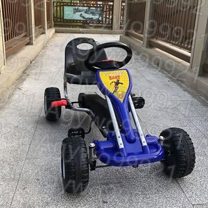 ペダルカート ゴーカート バギー 足こぎ自動車 ペダルカー 乗用玩具 のりもの おもちゃ キッズスペース 公園 （プラスチックタイヤ）