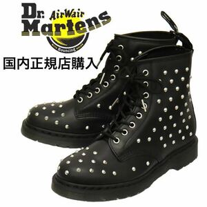 新品★定価3.5万円★Dr.Martens ドクターマーチン WANAMA 27040001 1460 STUD スタッズ 8ホール レザーブーツ BLACK UK4 23cm〜23.5cm位 黒