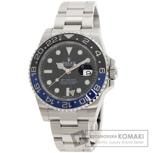 ROLEX ロレックス 116710BLNR GMTマスター2 腕時計 ステンレススチール SS メンズ 中古