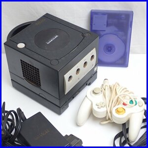 ★任天堂/ニンテンドー ゲームキューブ 本体 DOL-001 + ゲームボーイプレーヤー DOL-017/ACアダプター・コントローラー付き&2014000008