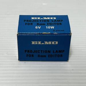 ●Z486●エルモ ELMO PROJECTION LAMP 映写電球 8ミリ エディター 用 6V 10W