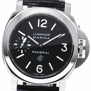 パネライ PANERAI PAM00005 ルミノールマリーナ スモールセコンド 手巻き メンズ 良品 _792327