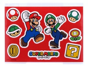 1円～★質流れ★非売品 スーパーマリオ ステッカー 送料全国一律242円～ 任天堂 ニンテンドー Nintendo ルイージ ノコノコ キノピオ 未開封