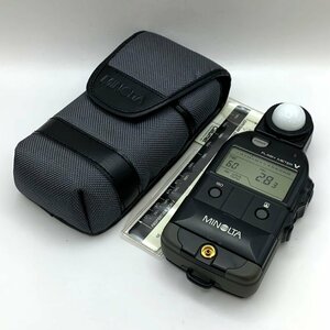 1円～/良品/MINOLTA/ミノルタ/FLASH METER/Ⅴ/ケース付/露出計/カメラ/アクセサリー/動作確認済/ジャンク/I196