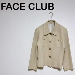 FACE CLUB レディース ジャケット オールド 肩パット チェック