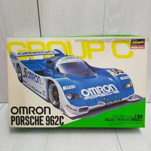 【 送料無料 】 未組立 ◆ Hasegawa オムロン ポルシェ 962C 1/24 スケール CC-9 ハセガワ OMRON PORSCHE グループC プラモ 模型 趣味 元箱