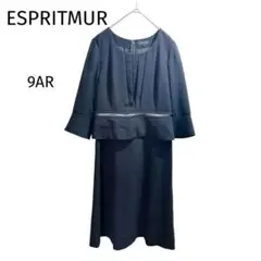 ESPRITMUR【9AR→M】セレモニー♡フォーマルワンピース♡冠婚葬祭♡黒