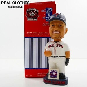 GENUINE HAND PAINTED BOBBLE HEAD DOLL MLB ボストン・レッドソックス ROGER CLEMENS ボブルヘッド 首振り人形 /000