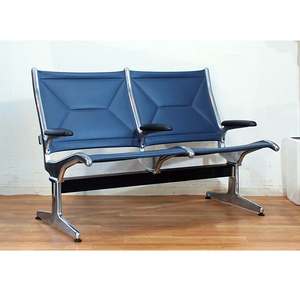 美品 ハーマンミラー Herman Miller イームズ Eames Tandem Sling Seating エアポートベンチ ミッドセンチュリーモダン