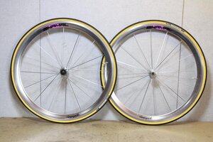 超希少!銀シャマ! ○Campagnolo カンパニョーロ SHAMAL カンパフリー 8s対応 クリンチャー 700c ホイールセット 美品