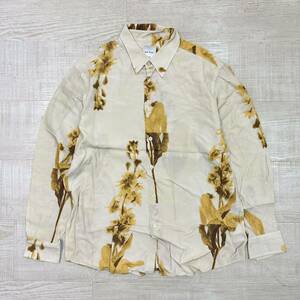 22ss 2022 Paul Smith ポールスミス STEM FLORAL SHIRT スチーム フローラル シャツ MADE IN JAPAN 日本製 サイズ XL