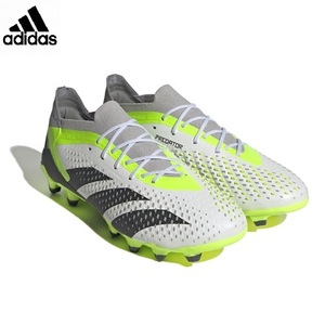 ・スピード発送 adidas PREDATOR ACCURACY.1 L HG/AG スパイク IE9429(フットウェアホワイト/コアブラック/ルシッドレモン)２６．５CM