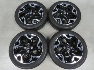 美品 ホンダ N-BOX カスタム 165/55R15 純正 JF3 JF4 前期 ブリヂストン エコピア 4.5J +45 PCD100 4穴 15インチ N-ONE N-WGN ガリ傷無し