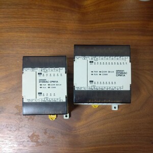 二台セット　OMRON　オムロン　CPM1A-10CDR-A 　CPM1A-20CDR-A　プログラマブルコントローラ　シーケンサ