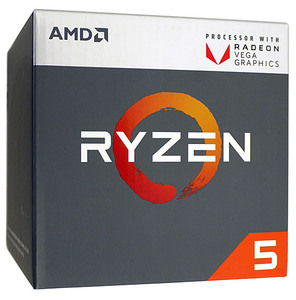 【中古】AMD Ryzen 5 3400G YD3400C5M4MFH 3.7GHz SocketAM4 元箱あり [管理:1050016177]