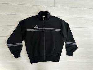 ★オールド アディダス adidas デサント ベトナム製 ジャージ上 トラックジャケット Mサイズ ブラック★