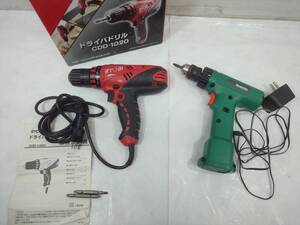 ◆j19-4Q0027 / 【動作品】ドライバドリル ２点 ★ makita マキタ M640D / RYOBI CDD-1020 / 電動工具 DIY