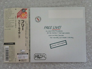 CD/フリー Free/フリー・ライヴ+7 Free Live/紙ジャケ/UICY-9201/初回生産5000枚限定/帯付/美品