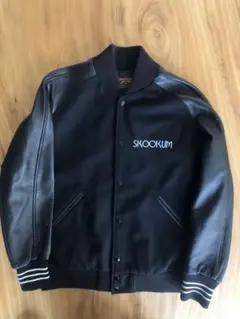 【美品】SKOOKUM×JACK ROSE スタジャン 4(XL) ブラック