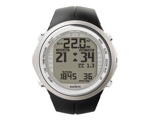 SUUNTO スント DX Silver Elastomer (スント) ダイブコンピュータ シルバー [送料無料！]