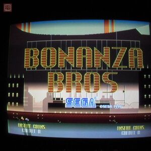 1円〜 セガ/SEGA ボナンザブラザーズ BONANZA BROS. システム24 イン取純正 動作確認済【20