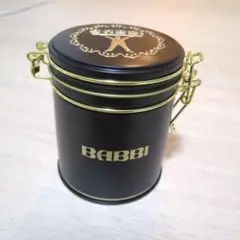 ☆BABBI バッビー キャニスター 缶☆空き缶 小物入れ