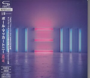 PAUL McCARTNEY / NEW（国内盤SHM-CD）