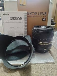 ★美品 NIKON ニコン AF-S 24-85mm 3.5-4.5G ED VR　フード・レンズキャップ元箱付き ★