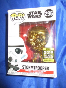 希少★入手困難/FUNKO/POP/STAR.WARS【STORMT-ROOPER/ゴールド】*296