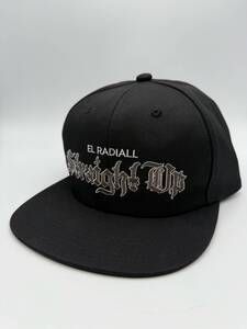 【美品】The bonez Dragon Ash straight up 5 黒 CAP ブラック radiall キャップ 帽子 トラッカーキャップ