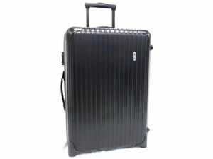 1円 ■美品■ RIMOWA リモワ サルサ ポリカーボネート 2輪 ダイヤルロック式 キャリーバッグ スーツケース 旅行かばん ブラック系 FC9297